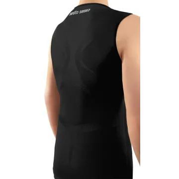 Koszulka chłopięca Thermo Active CL38 bez rękawów Czarna
