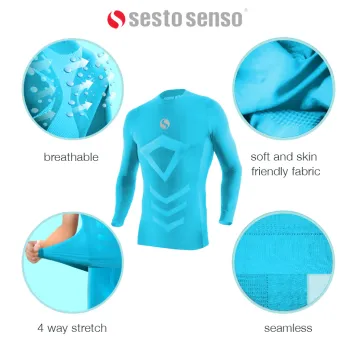 Koszulka chłopięca Thermo Active CL38 bez rękawów Niebieska