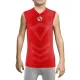 Koszulka chłopięca Thermo Active CL38 bez rękawów Czerwona