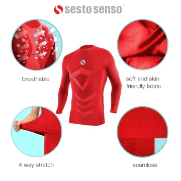 Koszulka chłopięca Thermo Active CL38 bez rękawów Czerwona