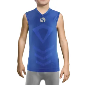 Koszulka chłopięca Thermo Active CL38 bez rękawów Chabrowa