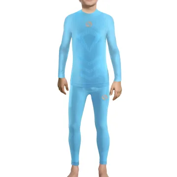 Sesto Senso Komplet Thermo chłopięcy długi CL40, CL42 Niebieski