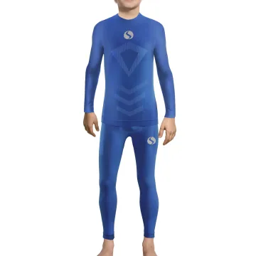 Sesto Senso Komplet Thermo chłopięcy długi CL40, CL42 Chabrowy