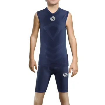 Sesto Senso Komplet Thermo chłopięcy bezrękawnik spodenki CL38, CL41 Granatowy