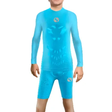 Sesto Senso Komplet Thermo chłopięcy długi rękaw spodenki CL40, CL41 Niebieski