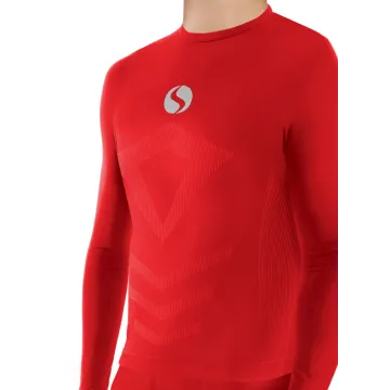 Sesto Senso Komplet Thermo chłopięcy długi rękaw spodenki CL40, CL41 Czerwony