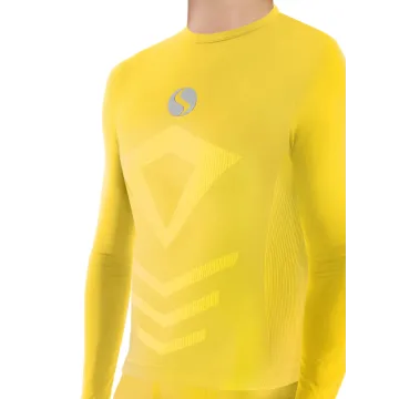 Sesto Senso Komplet Thermo chłopięcy długi rękaw spodenki CL40, CL41 Żółty
