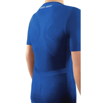 Sesto Senso Komplet Thermo chłopięcy krótki rękaw długie spodnie CL39, CL42 Chabrowy