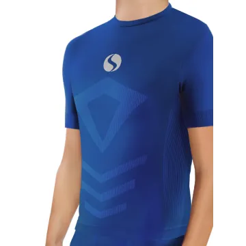 Sesto Senso Komplet Thermo chłopięcy krótki rękaw długie spodnie CL39, CL42 Chabrowy