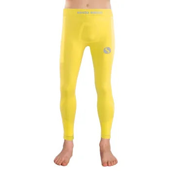 Sesto Senso Komplet Thermo chłopięcy krótki rękaw długie spodnie CL39, CL42 Żółty