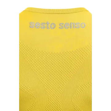Sesto Senso Komplet Thermo chłopięcy krótki rękaw długie spodnie CL39, CL42 Żółty