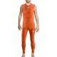 Sesto Senso Komplet Thermo chłopięcy bezrękawnik długie spodnie CL38, CL42 Pomarańczowy