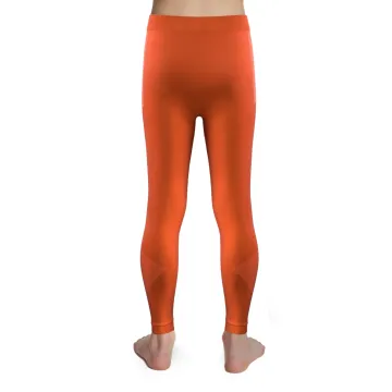 Sesto Senso Komplet Thermo chłopięcy bezrękawnik długie spodnie CL38, CL42 Pomarańczowy