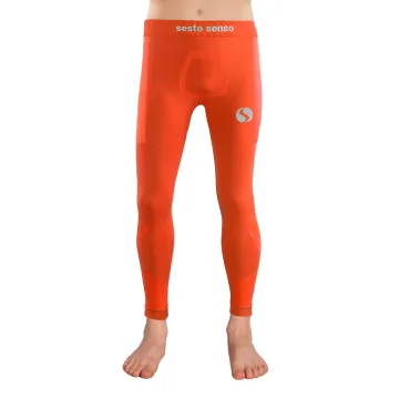 Sesto Senso Komplet Thermo chłopięcy bezrękawnik długie spodnie CL38, CL42 Pomarańczowy