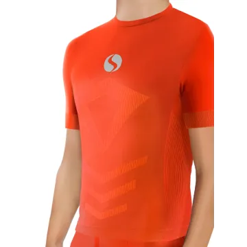 Sesto Senso Komplet Thermo chłopięcy bezrękawnik długie spodnie CL38, CL42 Pomarańczowy