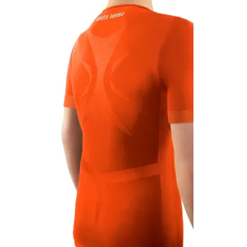 Sesto Senso Komplet Thermo chłopięcy bezrękawnik długie spodnie CL38, CL42 Pomarańczowy