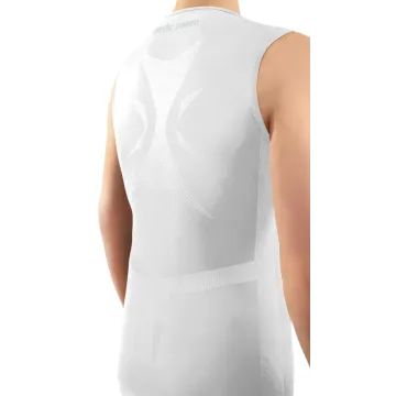 Sesto Senso Komplet Thermo chłopięcy bezrękawnik długie spodnie CL38, CL42 Biały