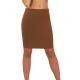 Spódnica damska bawełniana gładka Brąz