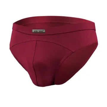 6-PAK Slipy męskie SM03 bordo+grafit
