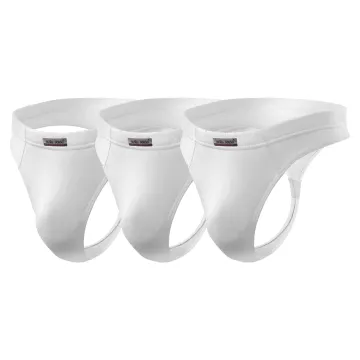 3-PAK Stringi męskie STM02 odważne biały