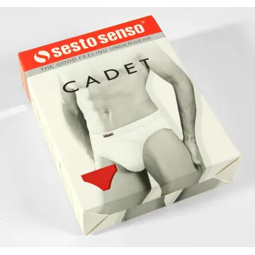 3-PAK Slipy męskie SM03 sportowy styl micromodal majtki płaskie szwy Czerwone