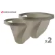2-PAK Slipy męskie SM04 TANGA C.beżowe