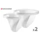 2-PAK Slipy męskie SM04 TANGA Białe