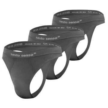 3-PAK Stringi męskie bezszwowe CL13 idealnie dopasowane Grafit