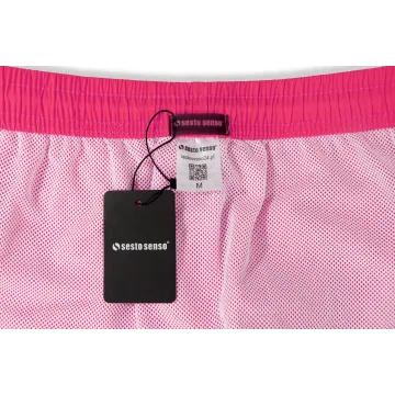 Sesto Senso Szorty kąpielowe męskie Pink plażowe różowe