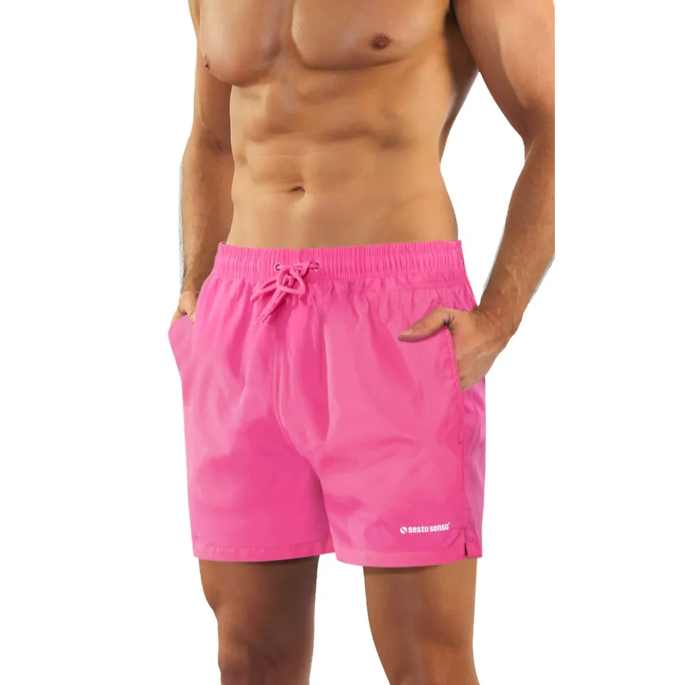 Sesto Senso Szorty kąpielowe męskie Pink plażowe różowe