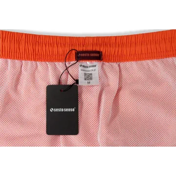 Sesto Senso Szorty kąpielowe męskie Orange plażowe pomarańczowe