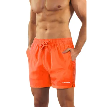 Sesto Senso Szorty kąpielowe męskie Orange plażowe pomarańczowe