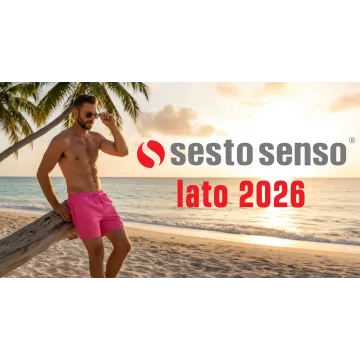 Sesto Senso Szorty kąpielowe męskie Navy plażowe granatowe
