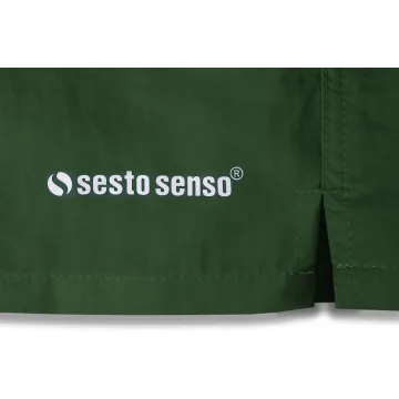 Sesto Senso Szorty kąpielowe męskie Khaki plażowe kolor khaki