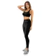 Sesto Senso Komplet damski Top sportowy CL14, Leginsy fitness push up CL21 Czarny