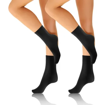 2-PAK Skarpetki Eva 40 DEN mikrofibra Czarny