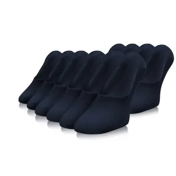 5-PAK Stopki męskie mokasynki bawełniane anatomiczne granatowe