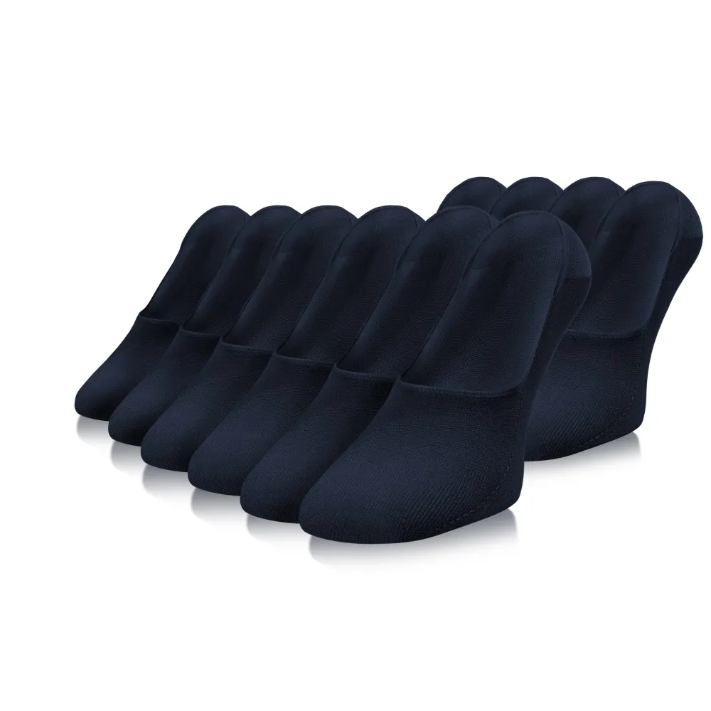 5-PAK Stopki męskie mokasynki bawełniane anatomiczne granatowe