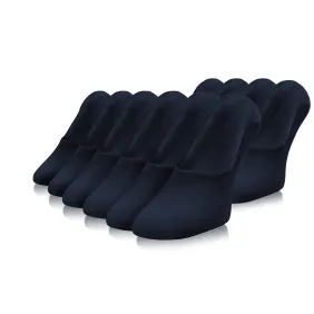 5-PAK Stopki męskie mokasynki bawełniane anatomiczne granatowe