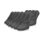 5-PAK Stopki męskie mokasynki bawełniane anatomiczne grafitowe