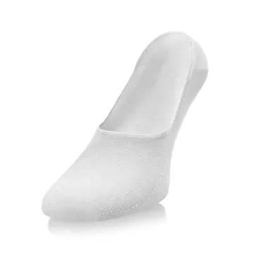 10-PAK Stopki męskie mokasynki bawełniane anatomiczne białe