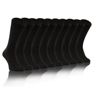 5-PAK Skarpety Garniturowe męskie bambus Czarne