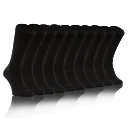 5-PAK Skarpety Garniturowe męskie bambus Czarne