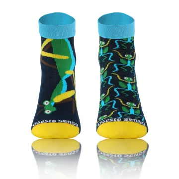 Sesto Senso 3-PAK Krótkie Wesołe skarpety bawełna owady 1 mix