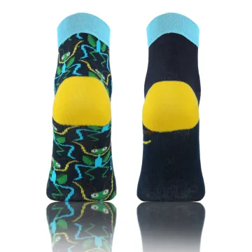 Sesto Senso 3-PAK Krótkie Wesołe skarpety bawełna owady 1 mix