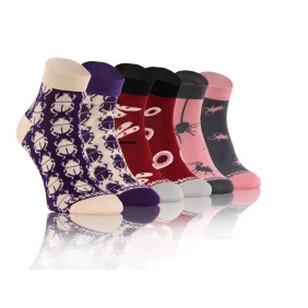 Sesto Senso 3-PAK Krótkie Wesołe skarpety bawełna owady 2 mix