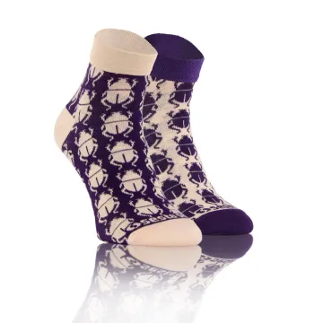 Sesto Senso 3-PAK Krótkie Wesołe skarpety bawełna owady 2 mix