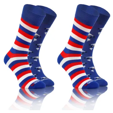 2-PAK Wesołe skarpety bawełniane wzór Mewa