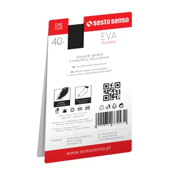 Sesto Senso 6-PAK Skarpetki Eva 40 DEN mikrofibra Grigio