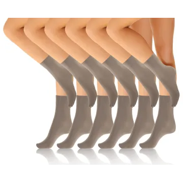 Sesto Senso 6-PAK Skarpetki Eva 40 DEN mikrofibra Grigio